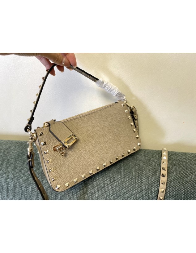 Borsa Piccola A Tracolla Rockstud In Vitello VALENTINO