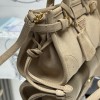 Borsa a mano Prada Bonnie mini in pelle scamosciata PRADA