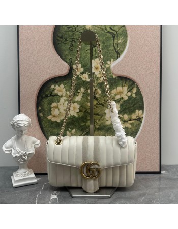 Borsa a spalla Jetset GG Marmont misura media GUCCI