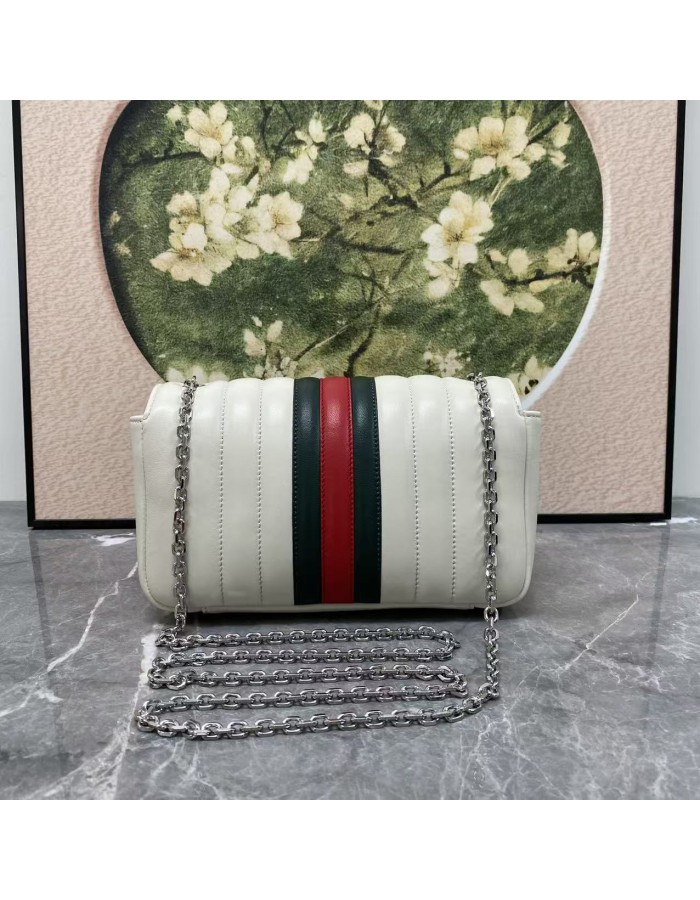 Borsa a spalla piccola Jetset GG Marmont GUCCI