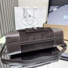 Borsa a mano Prada Bonnie large in velluto a coste e pelle PRADA