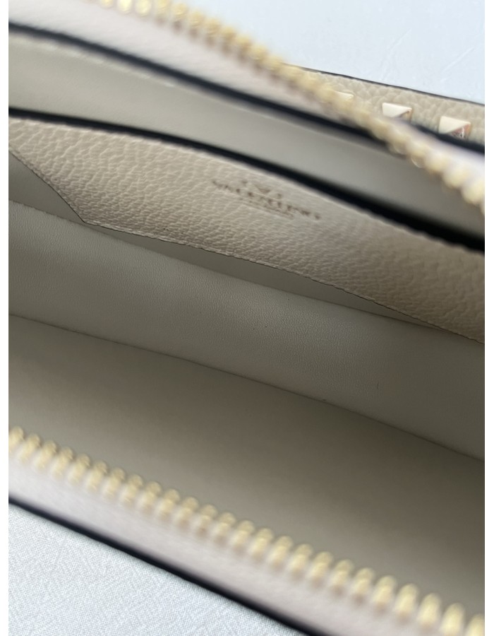 Mini Borsa Hobo Rockstud In Vitello Granato VALENTINO