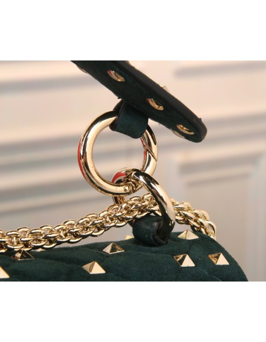 Borsa Media Rockstud Spike In Suede VALENTINO