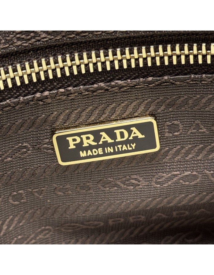 Borsa a mano Prada Bonnie medium in pelle scamosciata PRADA