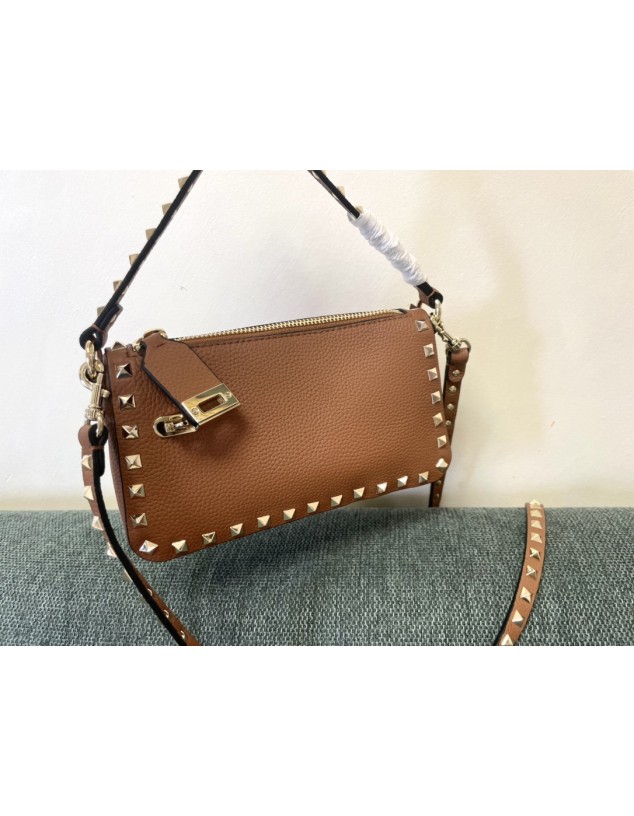 Borsa Piccola A Tracolla Rockstud In Vitello VALENTINO