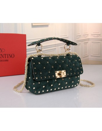 Borsa Piccola Rockstud Spike In Suede VALENTINO