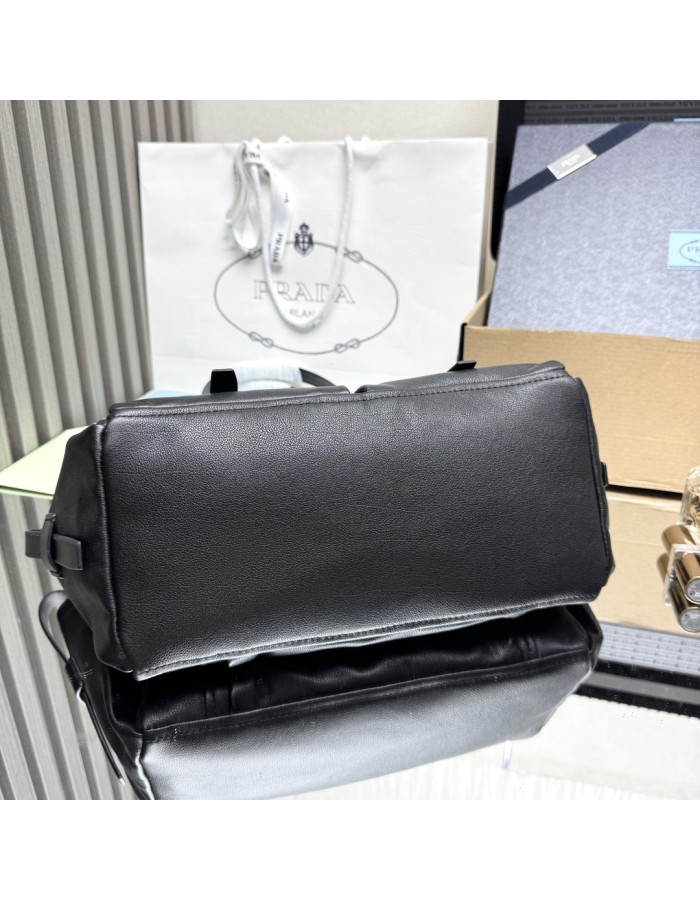 Borsa shopping Prada Route medium in pelle PRADA