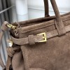 Borsa a mano Prada Bonnie medium in pelle scamosciata PRADA