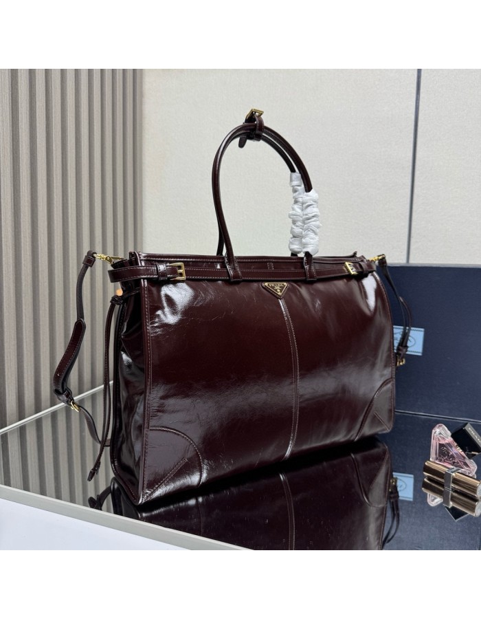 Borsa a mano Prada Bonnie extra large in pelle PRADA