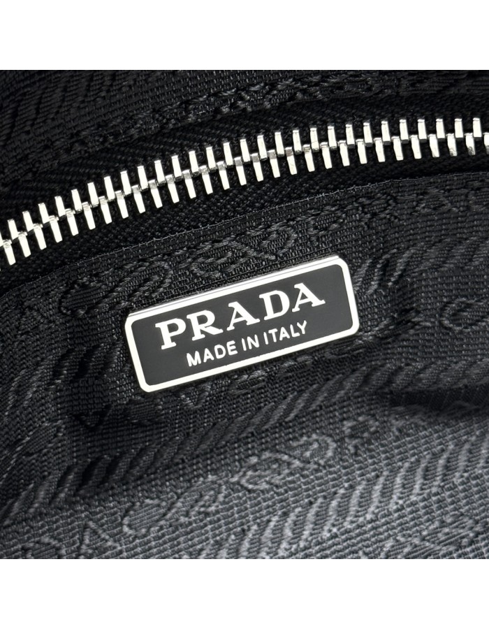 Borsa a mano Prada Bonnie small in Re-Nylon e pelle PRADA