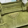 Borsa a mano Prada Bonnie mini in pelle scamosciata PRADA