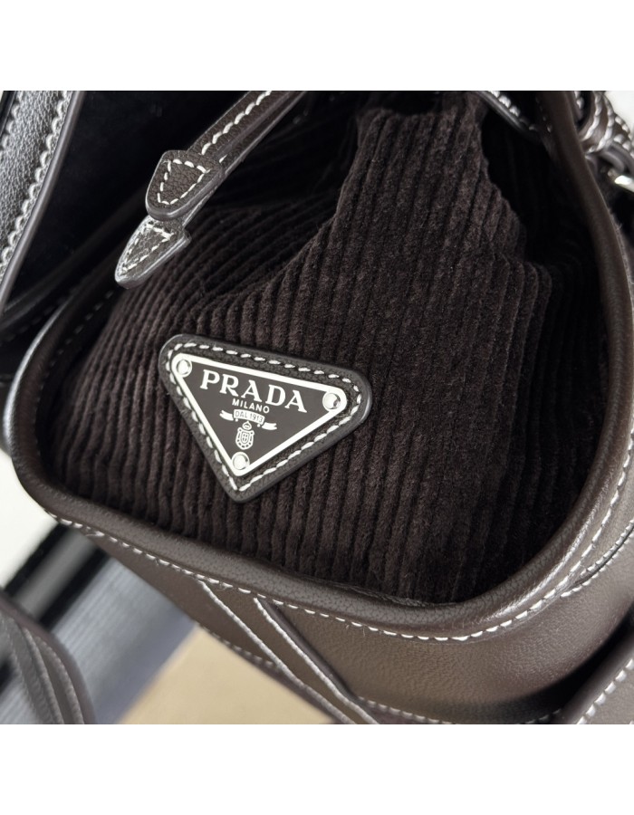 Borsa a mano Prada Bonnie medium in velluto PRADA