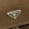 Borsa a spalla Prada Explore medium in pelle scamosciata PRADA