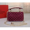 Borsa Piccola Rockstud Spike In Suede VALENTINO