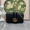 Borsa a spalla piccola Jetset GG Marmont GUCCI