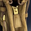 Borsa a mano Prada Bonnie large in pelle scamosciata PRADA