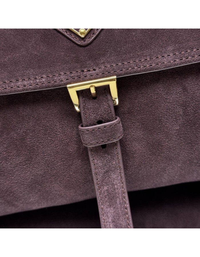 Borsa a spalla Prada Explore medium in pelle scamosciata PRADA