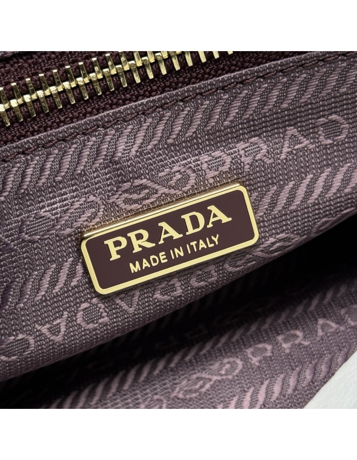 Borsa a mano Prada Bonnie medium in pelle scamosciata PRADA