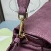 Borsa a spalla Prada Explore medium in pelle scamosciata PRADA