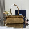 Borsa a mano Prada Bonnie medium in pelle scamosciata PRADA