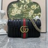 Borsa a spalla Jetset GG Marmont misura media GUCCI