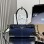 Borsa a mano Prada Bonnie medium in denim e pelle PRADA