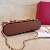 Mini Borsa Shopping Rockstud In Vitello Granato VALENTINO