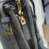 Borsa a mano Prada Bonnie large in pelle scamosciata PRADA