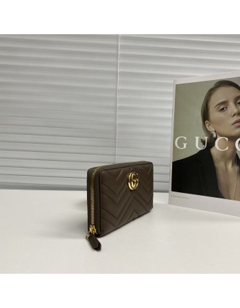 Portafoglio GG Marmont con cerniera GUCCI