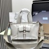 Borsa shopping Prada Route medium in pelle PRADA