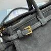 Borsa a mano Prada Bonnie medium in pelle scamosciata PRADA