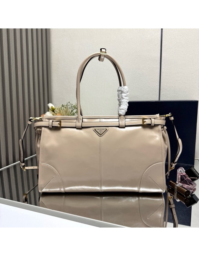 Borsa a mano Prada Bonnie large in pelle PRADA