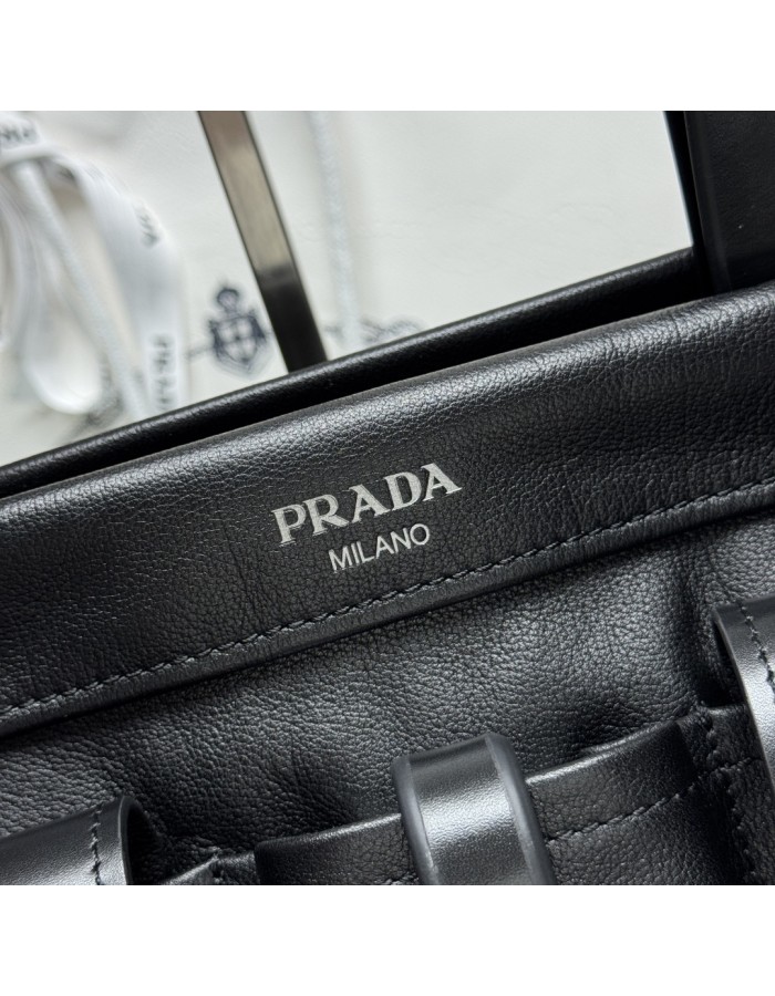 Borsa shopping Prada Route large in pelle PRADA