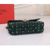 Borsa Piccola Rockstud Spike In Suede VALENTINO