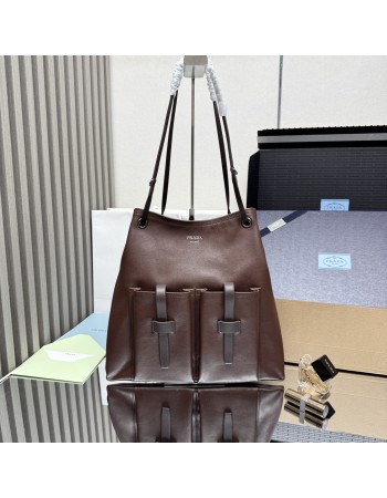 Borsa Prada Route large in pelle PRADA