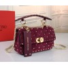 Borsa Piccola Rockstud Spike In Suede VALENTINO