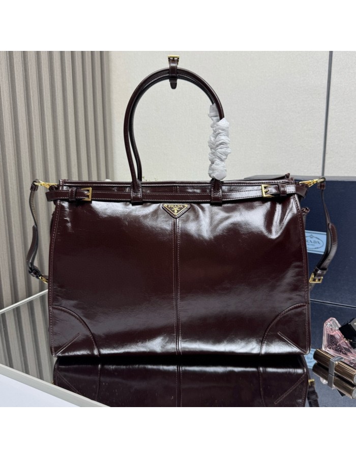 Borsa a mano Prada Bonnie extra large in pelle PRADA