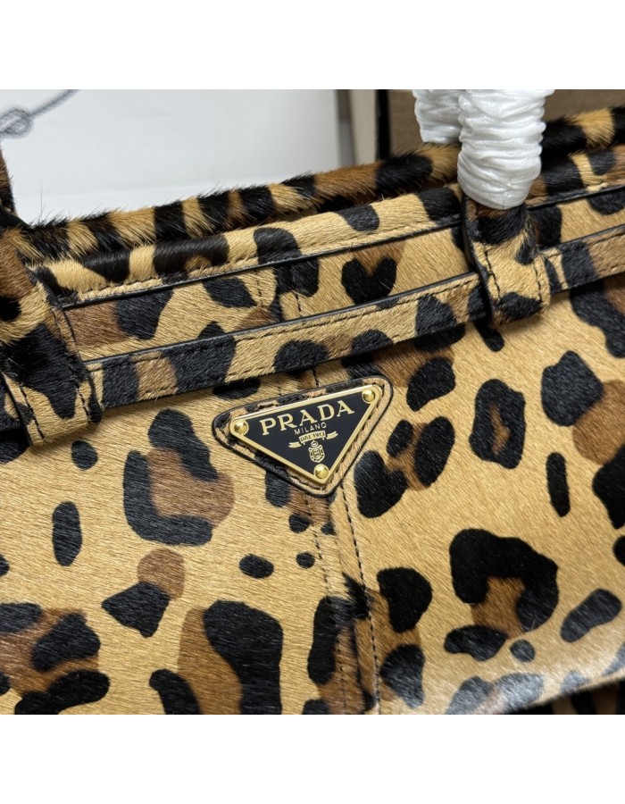 Borsa a mano Prada Bonnie medium in pelle stampata PRADA