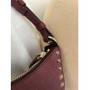 Mini Borsa Hobo Rockstud In Vitello Granato VALENTINO