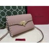 Borsa Piccola A Tracolla Rockstud In Vitello Granato VALENTINO