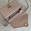 Borsa Piccola A Tracolla Rockstud In Vitello Granato VALENTINO