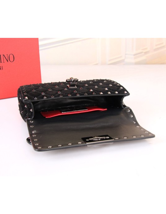 Borsa Piccola Valentino Garavani Rockstud Spike In Suede VALENTINO