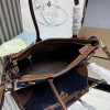 Borsa a mano Prada Bonnie medium in denim e pelle PRADA
