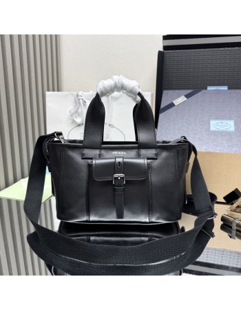 Borsa shopping Prada Route medium in pelle PRADA