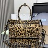 Borsa a mano Prada Bonnie large in pelle stampata PRADA