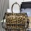 Borsa a mano Prada Bonnie large in pelle stampata PRADA