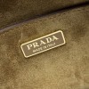 Borsa a spalla Prada Explore medium in pelle scamosciata PRADA