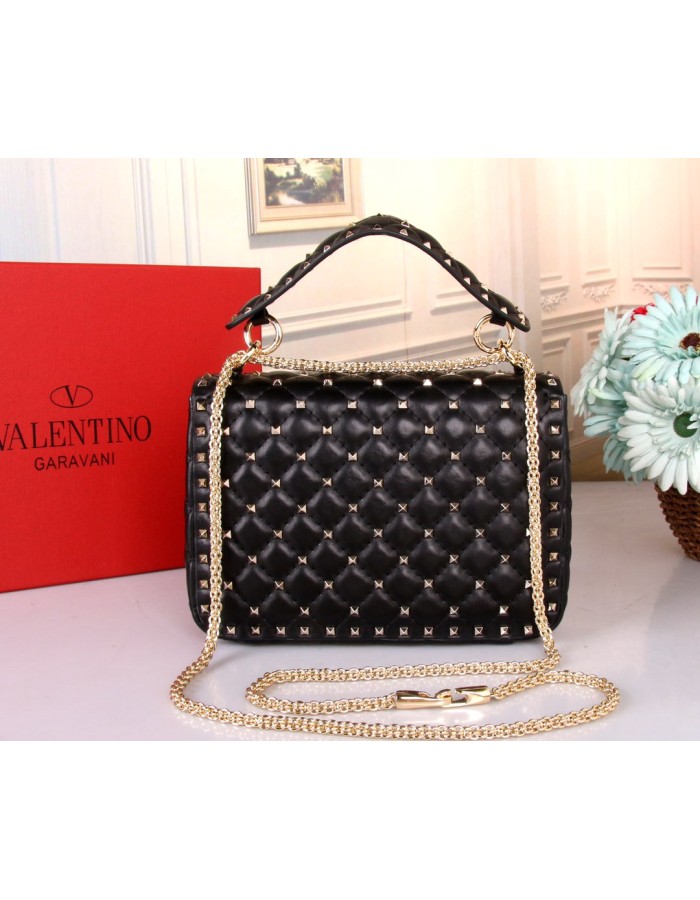 Borsa Media Rockstud Spike In Nappa VALENTINO