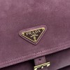 Borsa a spalla Prada Explore medium in pelle scamosciata PRADA