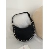 Mini Borsa Hobo Rockstud In Vitello Granato VALENTINO